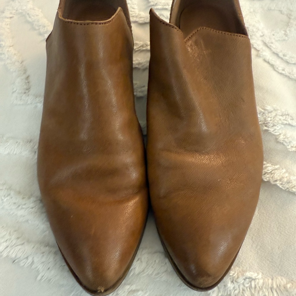 Frye  Tan Leather Booties